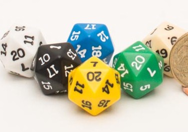 D20 Opaque Polyhedral Dice - Loose
